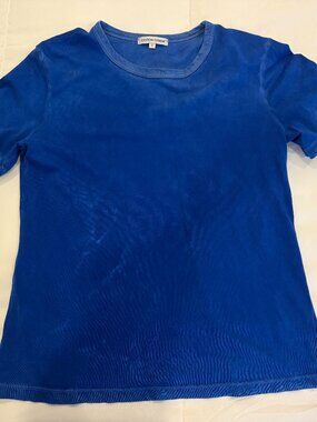 Cotton Citizen Standard Tee, Seasonal color Blue Tye Dye T-Shirt 100% cotton